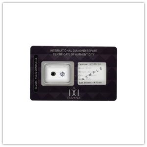 Par de Diamantes talla Brillante de color Blanco y Negro: Total +/- 0,10 quilate